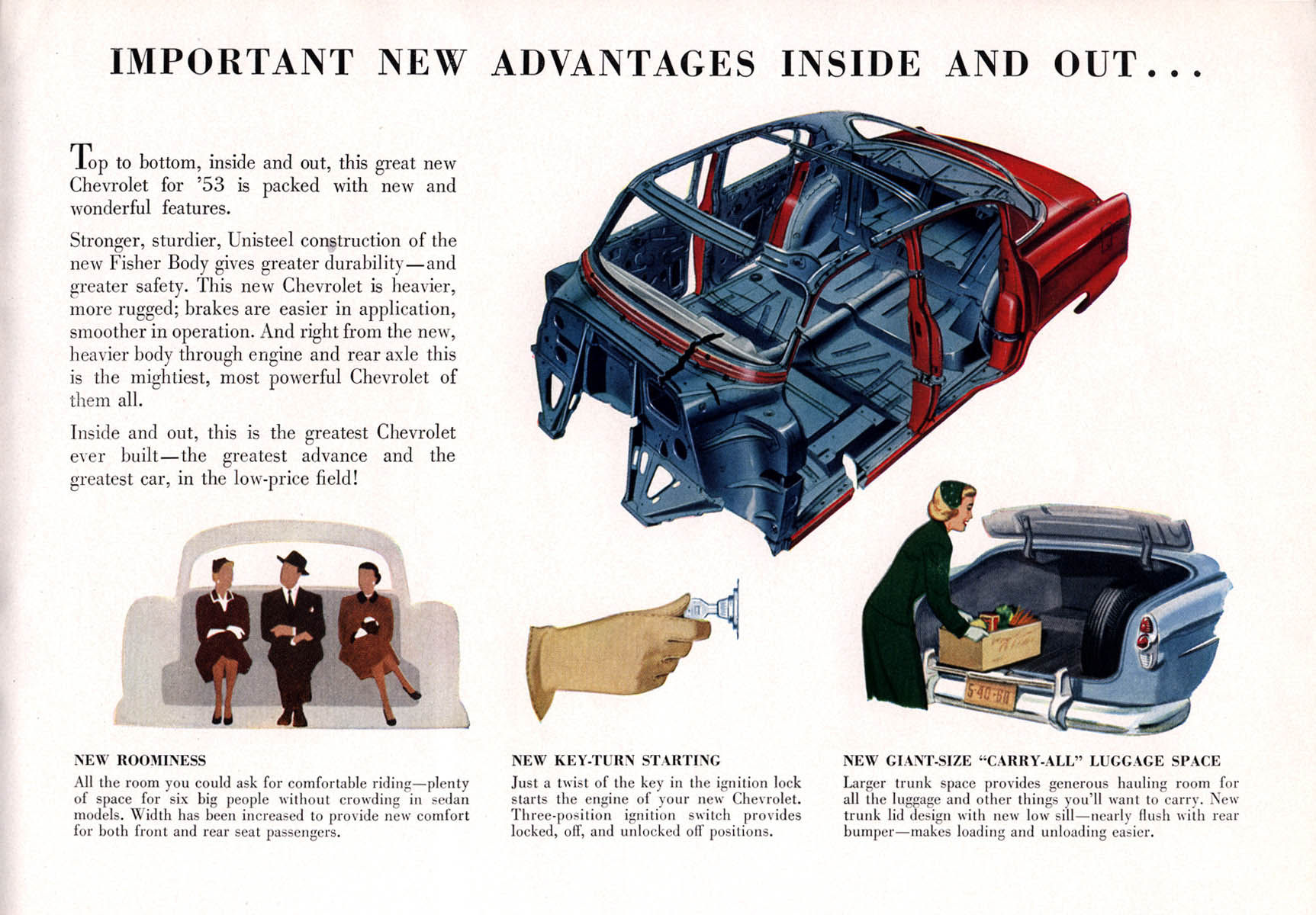 1953 Chevrolet Brochure Page 8